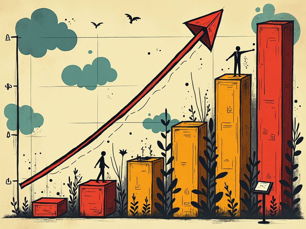 La relación entre organización financiera y crecimiento empresarial.